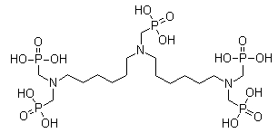Compatibility of BHMTPMP with polycarboxylates, corrosion inhibitors, dispersants, and biocides in industrial cooling and boiler water treatment formulations.