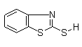 How is 2-Mercaptobenzothiazole used as a rubber accelerator in tire and rubber product manufacturing?