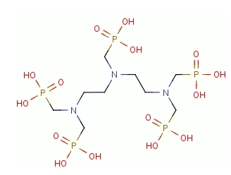 Recommended dosage of DTPMP scale and corrosion inhibitor in cooling water and boiler water treatment systems for maximum efficiency.